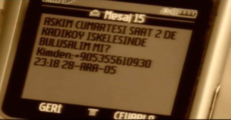 Aşkım Cumartesi saat 2'de...