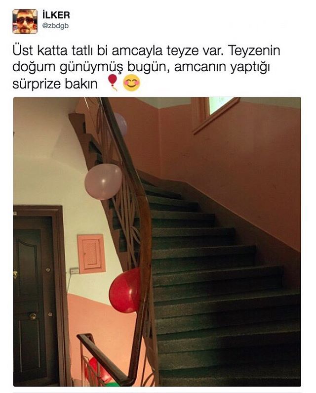 Üst katta tatlı bi Amcayla...