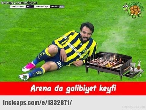 Arena da galibiyet keyfi