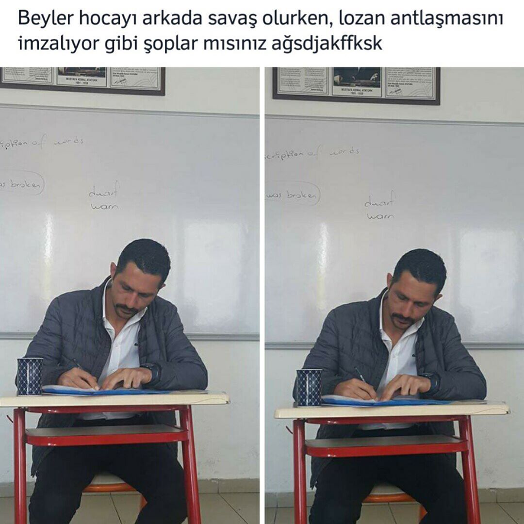 Beyler hocayı arkada savaş...