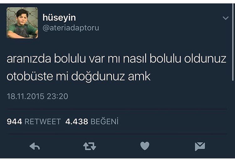 aranızda Bolulu var mı...