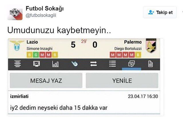 Futbol...