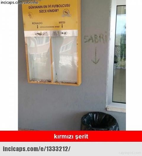 Dünyanın en iyi futbolcusu...