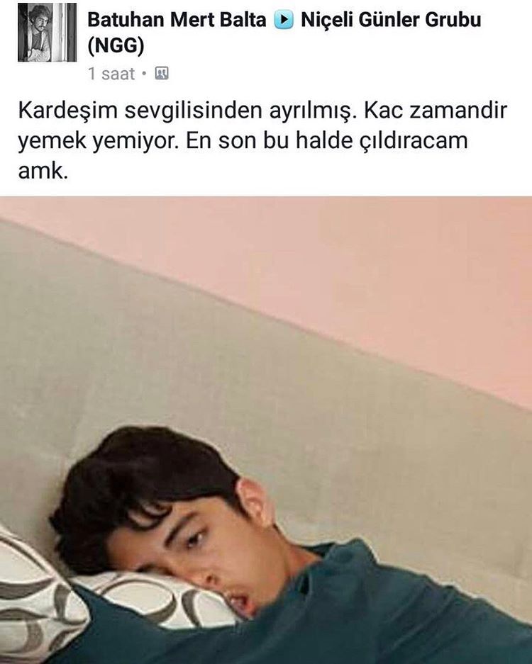 kardeşim sevgilisinden...
