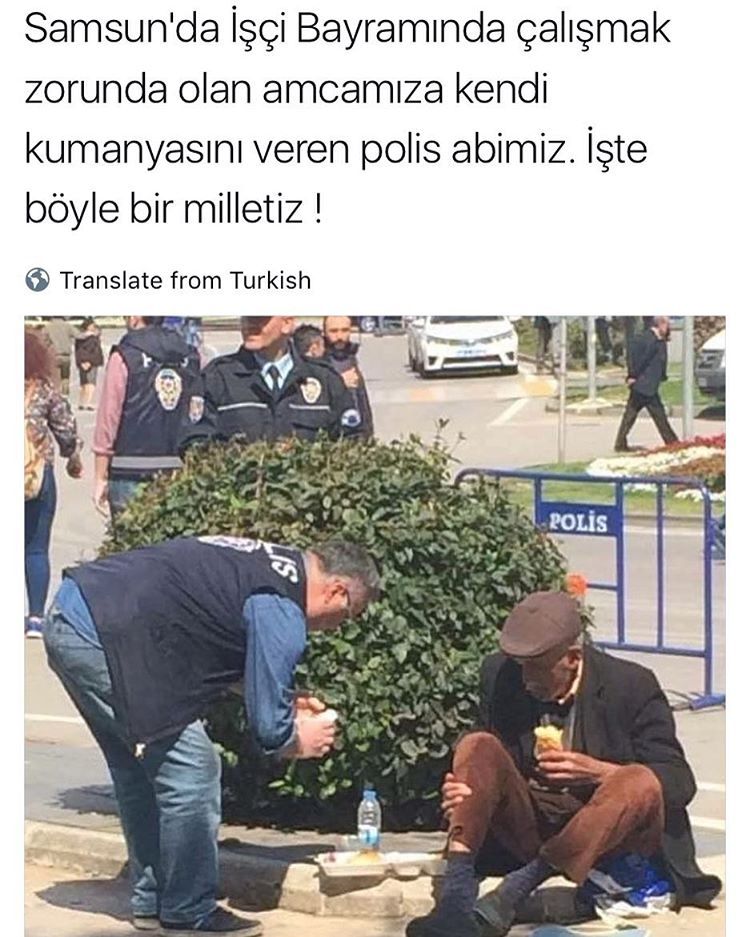 Samsun'da işçi bayramında...
