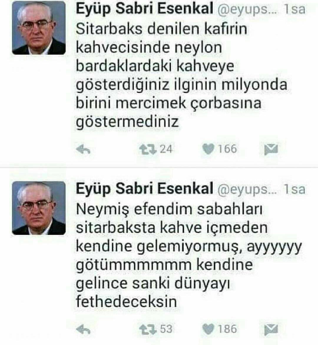 Eyüp Sabri Esenkal:
-...