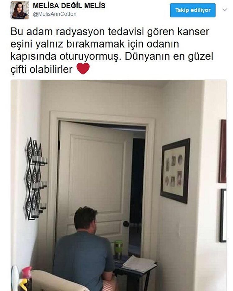Bu adam radyasyon tedavisi...