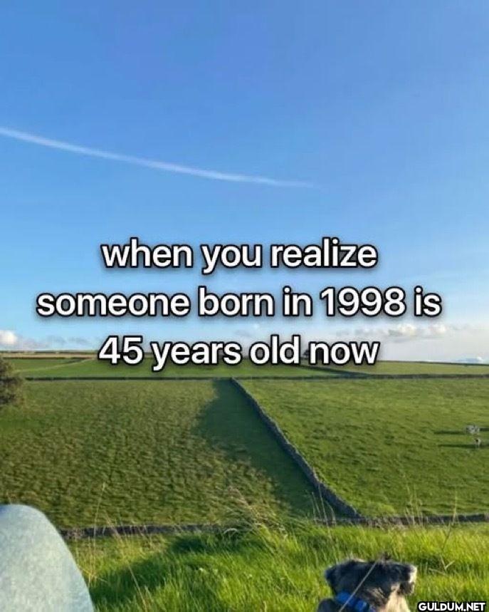 when you realize someone...