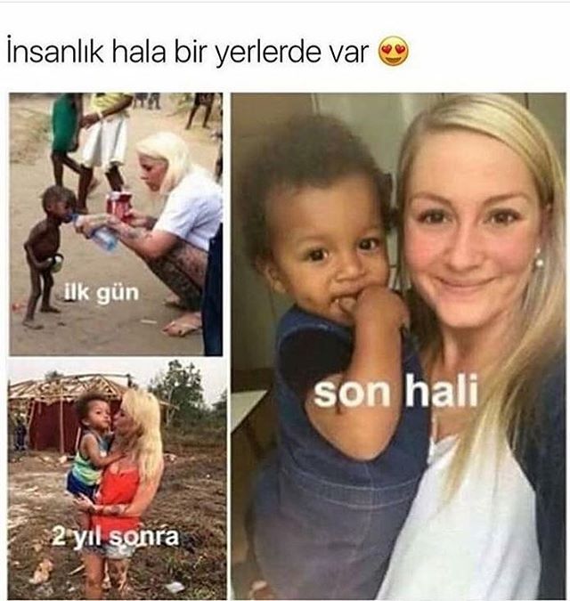 İnsanlık hala bi yerlerde...
