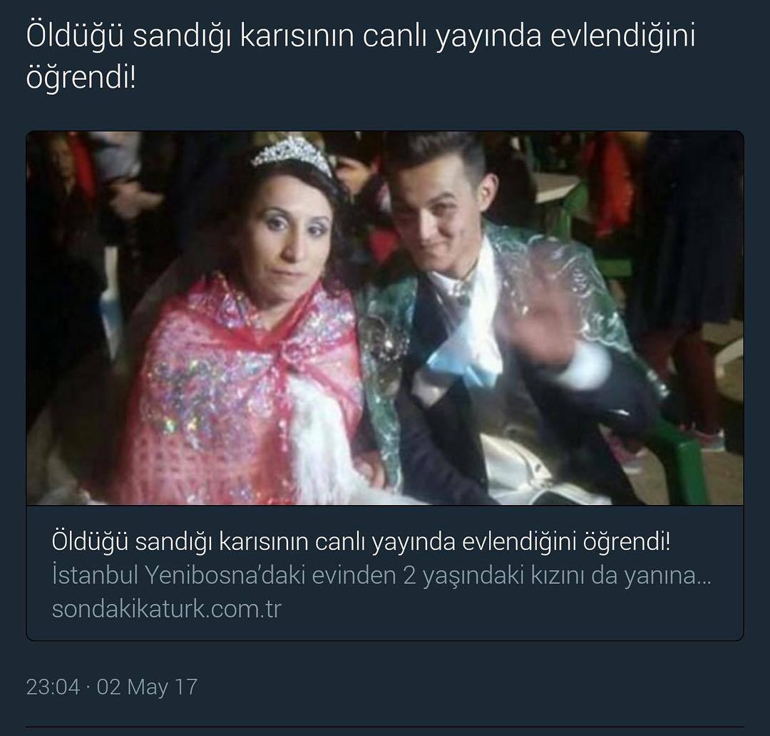 Öldüğü sandiğı karısının...