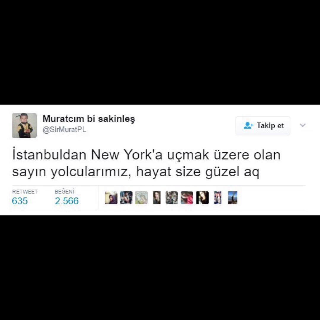 İstanbul'dan New York'a...