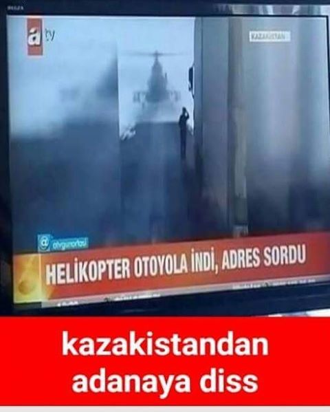 Kazakistan'da Helikopter...