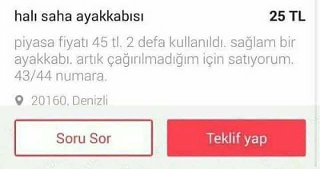Halı saha...
