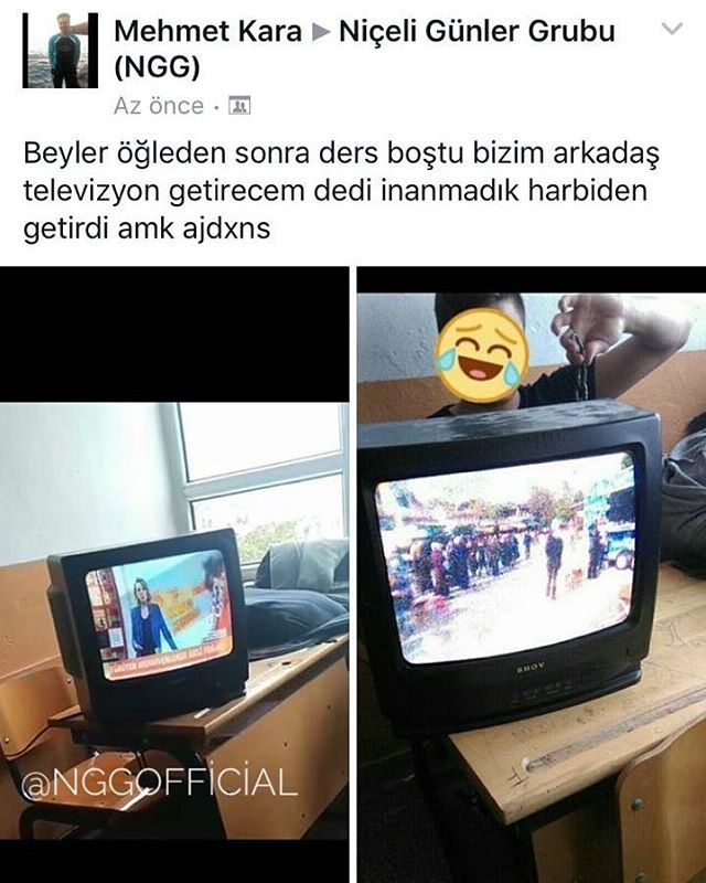 Beyler öğleden sonra ders...