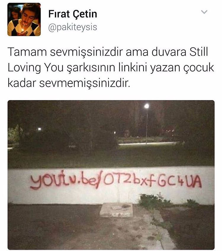 Tamam sevmişsinizdir ama...
