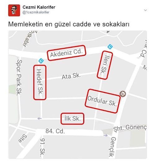 Memleketin en güzel cadde...