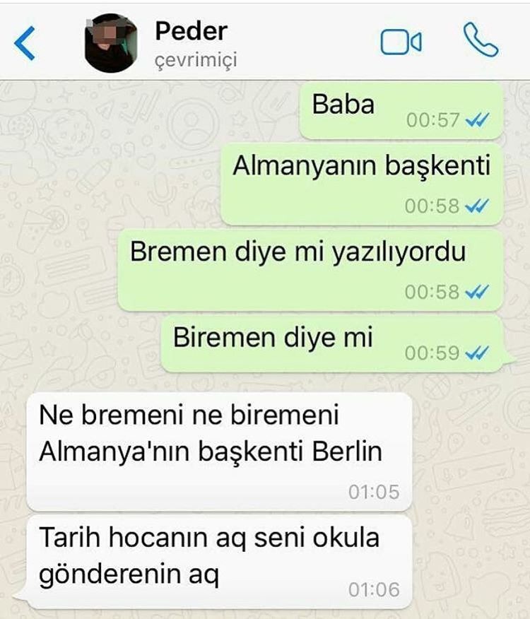 - Baba
- Almanya'nın...