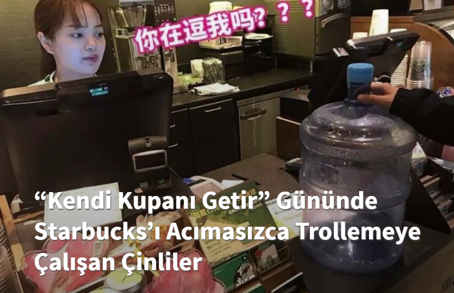 “Kendi kupanı getir”...