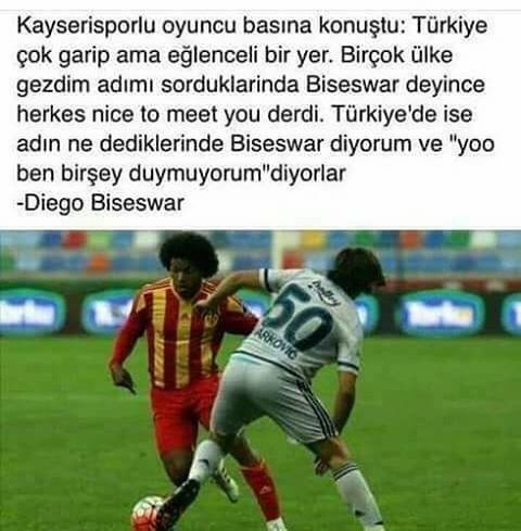 Kayserisporlu  oyuncu...