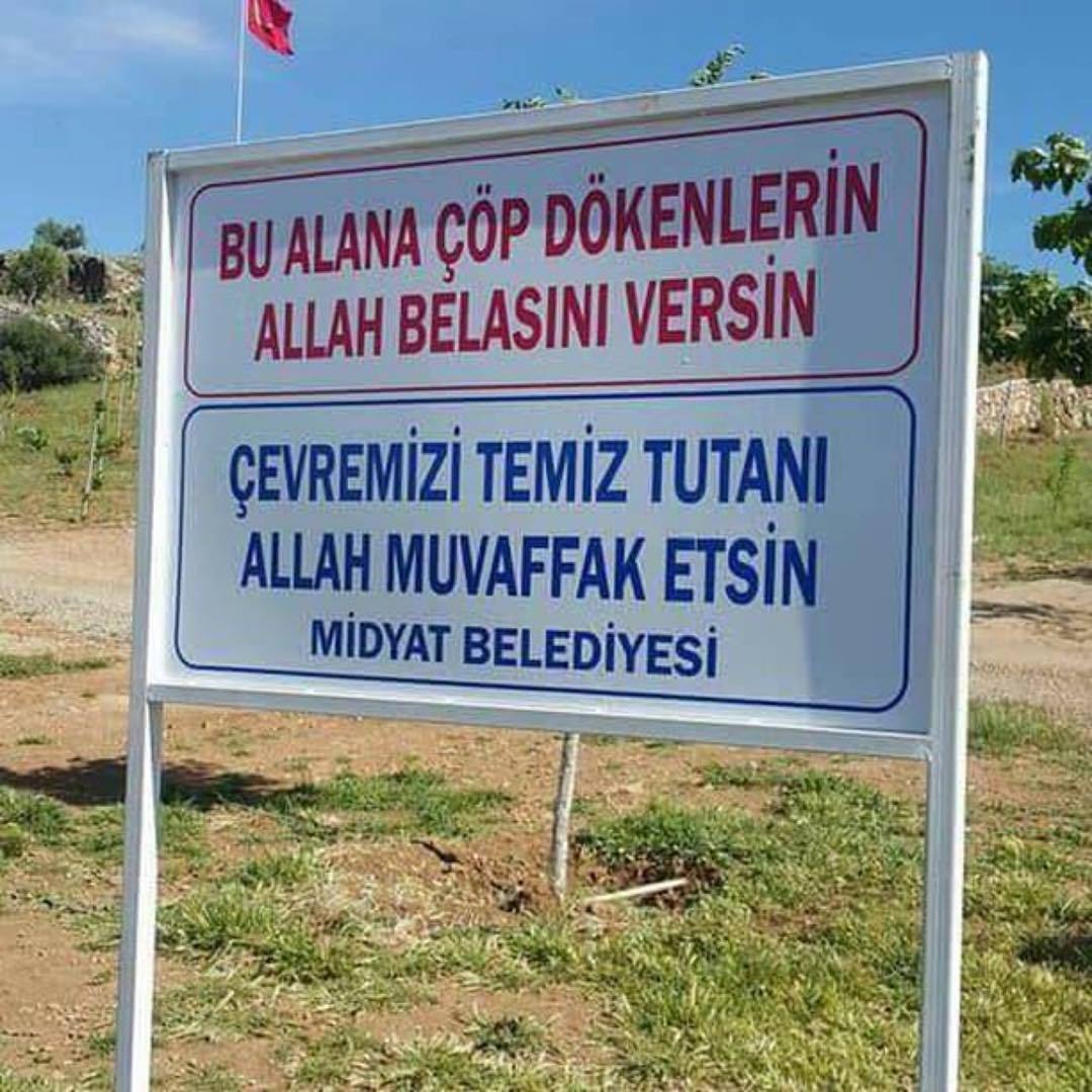 IBU ALANA COP DOKENLERİN...