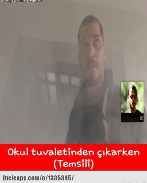 Okul tuvaletinden...