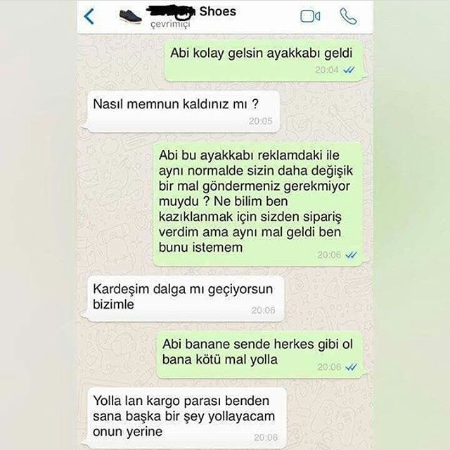 - Abi kolay gelsin...