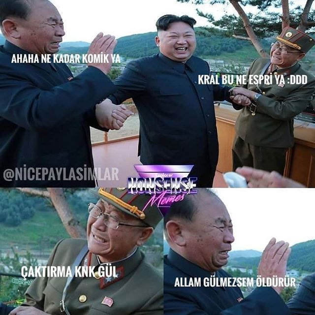 - ahahaha ne kadar komik...