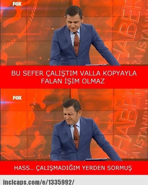 Bu sefer çalıştım Valla...