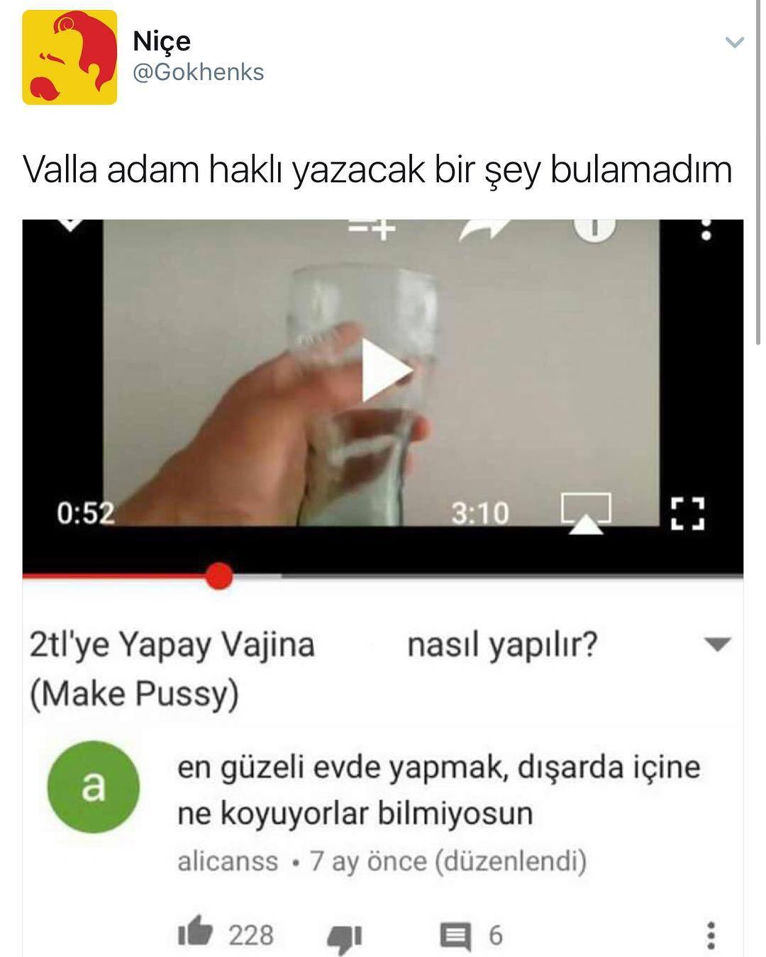 Niçe
@Gokhenks
Valla adam...