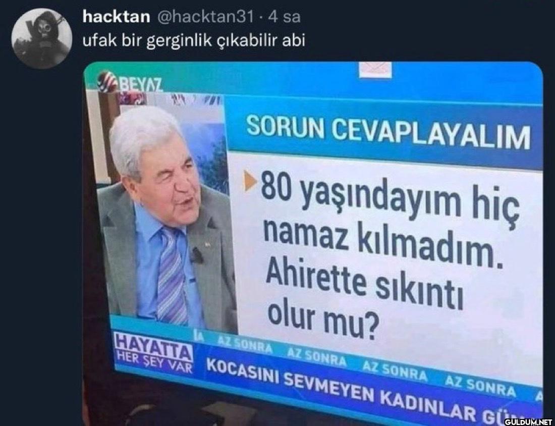 - 4 sa ufak bir gerginlik...