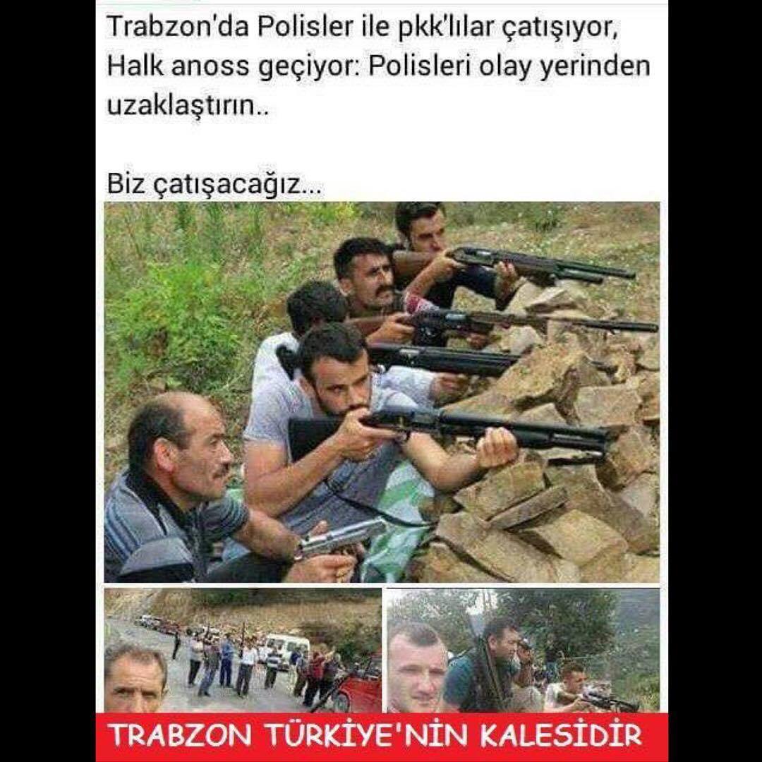 Trabzon'da Polisler ile...
