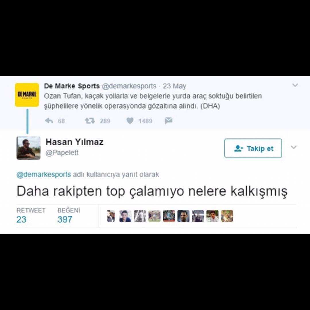 Ozan Tufan, kaçak yollarla...