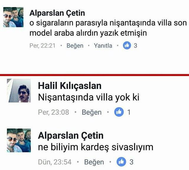 - O sigaraların parasıyla...