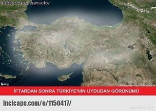 İftardan sonra Türkiyenin...