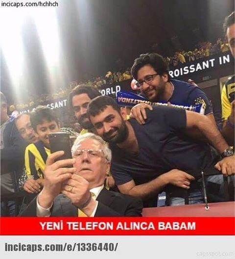 Yeni telefon alınca babam