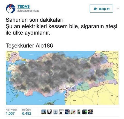 TEDAŞ

Sahur'un son...
