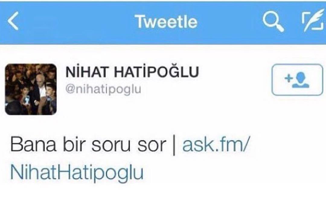 Tweetle
NİHAT...
