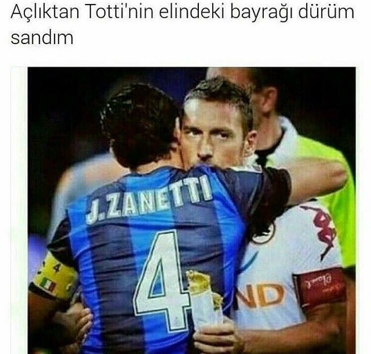 Açlıktan Totti'nin...