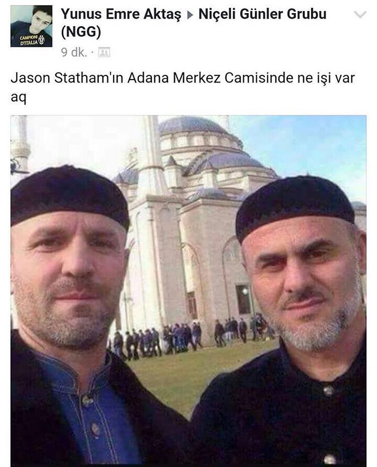 Jason Statham Adana Merkez Camiide