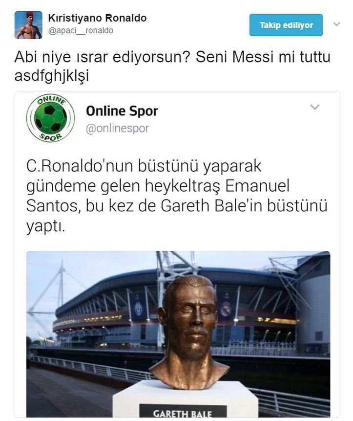 Kiristiyano Ronaldo
Takip...