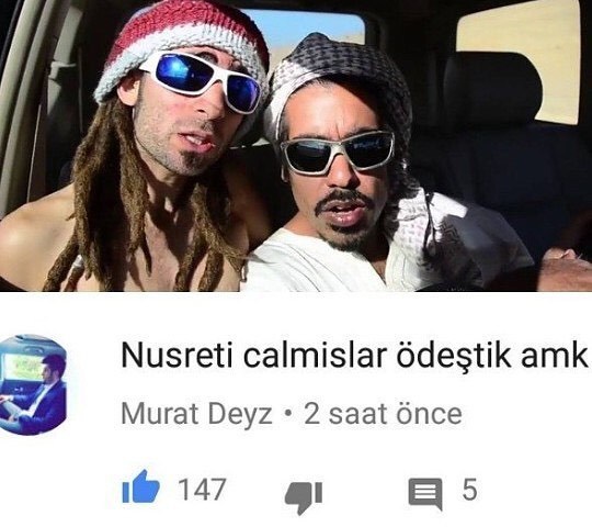 Nusret'i çalmışlar ödeştik amk.