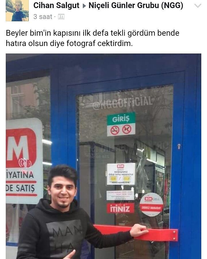 Beyler BİM'in kapısını ilk...