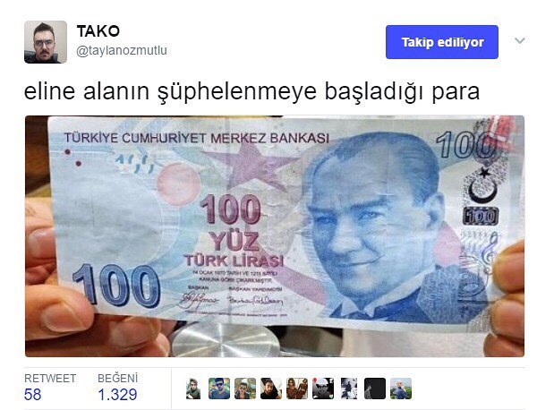 eline alanın şüphelenmeye...