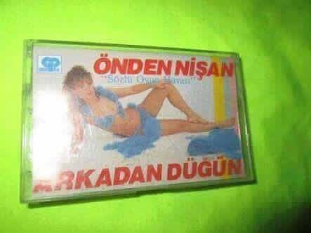 Önden nişan
Arkadan düğün