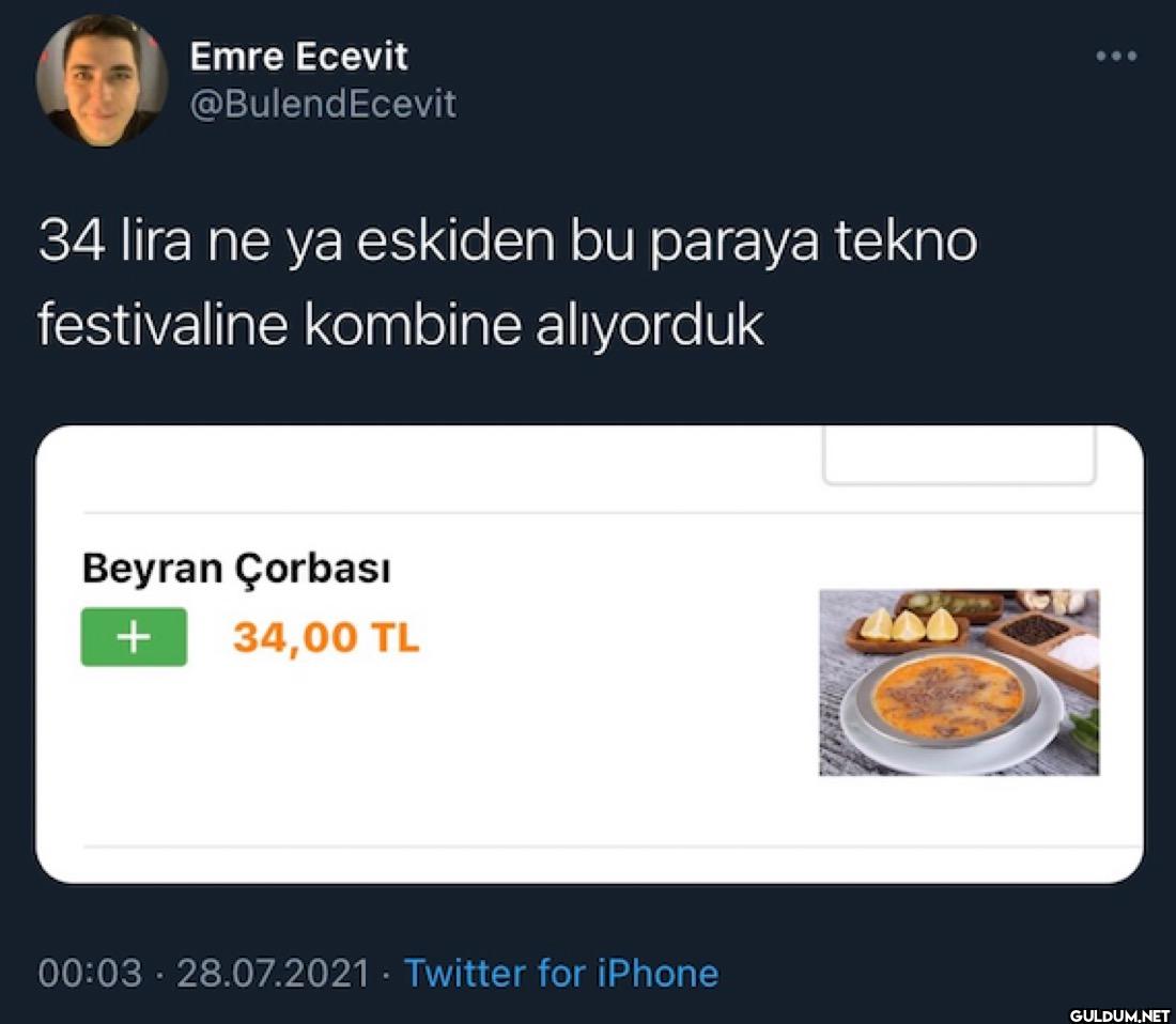 34 lira ne ya eskiden bu...