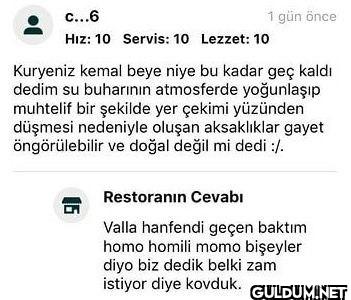 c...6 Hız: 10 Servis: 10...