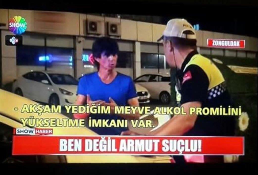 - Akşam yediğim meyve...