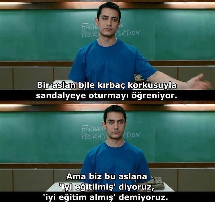 Bir aslan bile kırbaç...