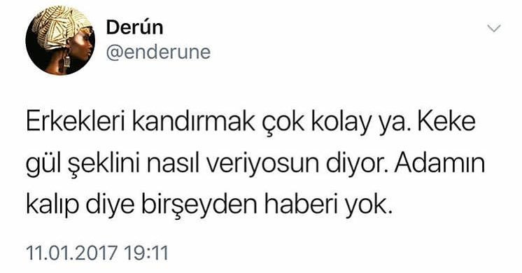 Erkekleri kandırmak çok...