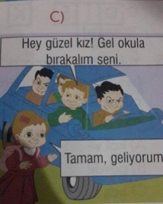 C)
Hey güzel kiz! Gel...